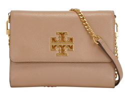Britten Crossbody, Leather, Beige, MIP, S, 2*